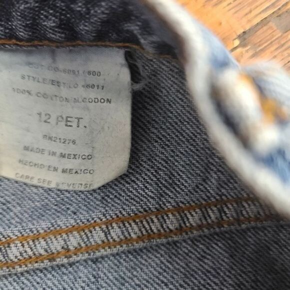 Vintage 90's Super High Rise Straight Leg Jeans - Picture 3 of 12